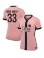 Paris Saint-Germain Warren Zaire-Emery #33 Ausweichtrikot für Frauen 2024-25 Kurzarm